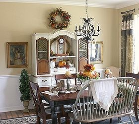 fall dining room decor, dining room ideas, seasonal holiday decor