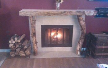 Custom Fireplace surround with tile