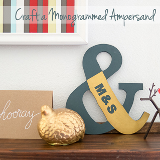 craft a monogrammed ampersand, crafts, Craft a Monogrammed Ampersand Tutorial