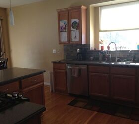 q white cabinets, home decor, kitchen backsplash, kitchen cabinets, kitchen design, painting, The before