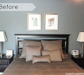 modern farmhouse bedroom makeover, bedroom ideas, home decor, repurposing upcycling, wall decor