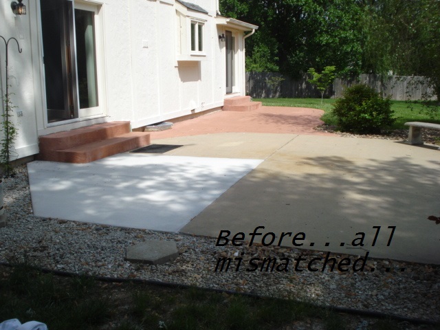 diy painting concrete patio, concrete masonry, diy, painting