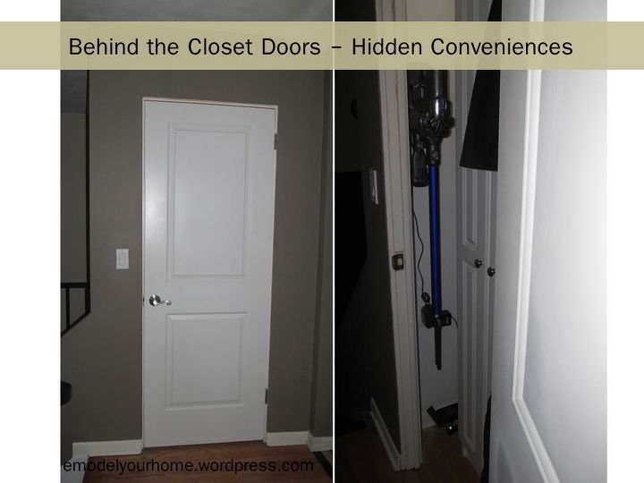 behind closet doors hidden conveniences, cleaning tips, closet