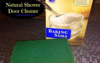 Baking Soda Shower Door Cleaner