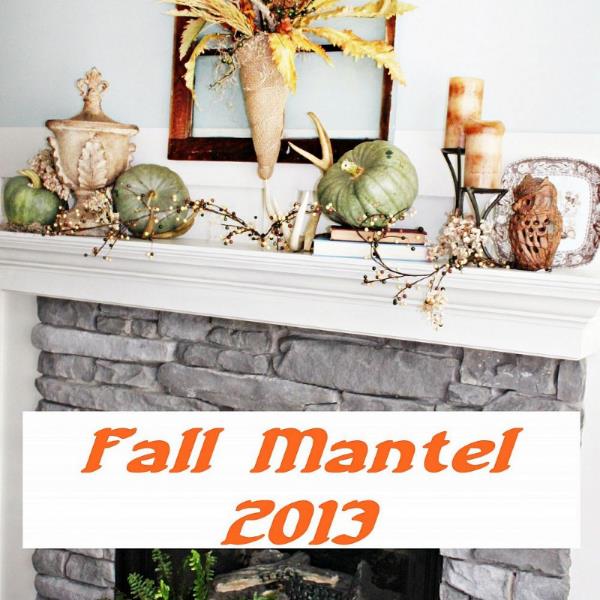decorating the mantel for fall, seasonal holiday d cor