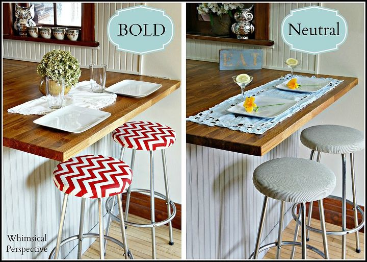 1 stool 2 ways, home decor, painted furniture, I made over 4 vintage stools Which set would you keep