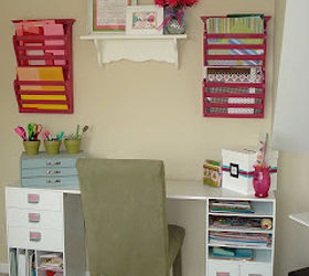 my favorite room craft room, craft rooms, painting, shelving ideas