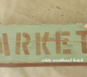 cheese box market box, crafts, painting, woodworking projects, Give it a light sanding