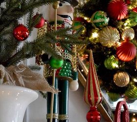 our 2013 christmas mantel, christmas decorations, seasonal holiday decor, wreaths, Glittery nutcrackers are my favorite