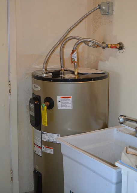 replacing a water heater gaining new energy saving features, home maintenance repairs, hvac, plumbing, Finished