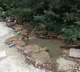 barrington il pond waterfall and stream installation by gem ponds, gardening, landscape, outdoor living, ponds water features, Ready for brick pavers