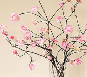 diy stemmed cherry blossoms, crafts, flowers, gardening, home decor