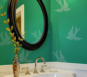 wonderful wall motif stencil ideas, bedroom ideas, home decor, painting, wall decor
