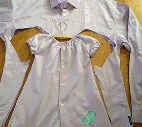 recycle an old shirt into an adorable infant dress, crafts, repurposing upcycling