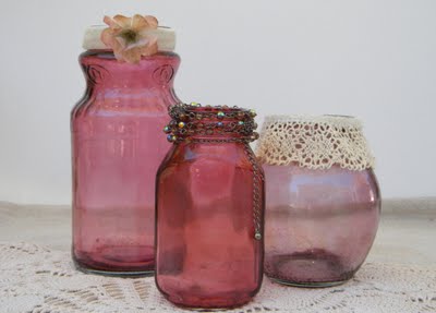 diy faux cranberry glass, crafts, decoupage, Depending on how much blue and red food coloring you use the cranberry will dry in different shades