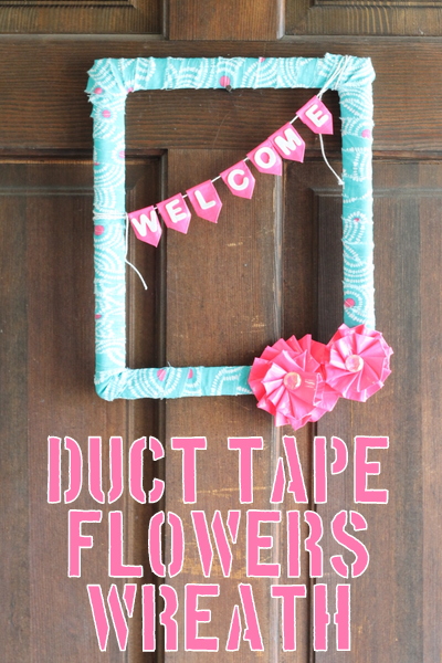 20 duct tape crafts projects, crafts, home decor, wreaths