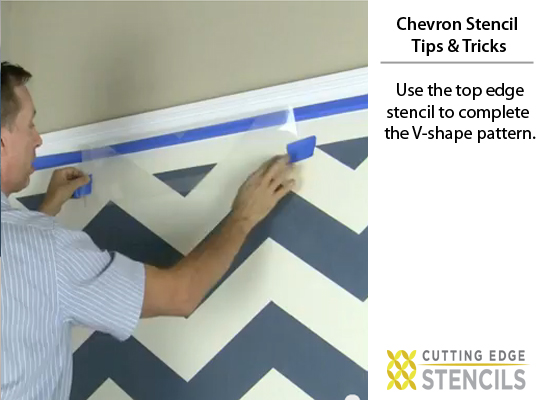 video tutorial tips tricks for using the chevron stencil, paint colors, painting, wall decor