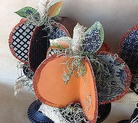 paper pumpkins, crafts, Paper pumpkins made on Silhouette Cameo