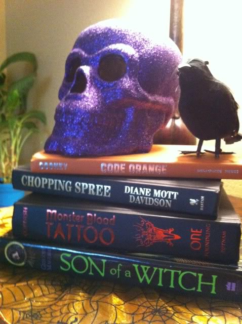halloween decor, halloween decorations, seasonal holiday d cor, Perfect Halloween titles found at Goodwill for pennies