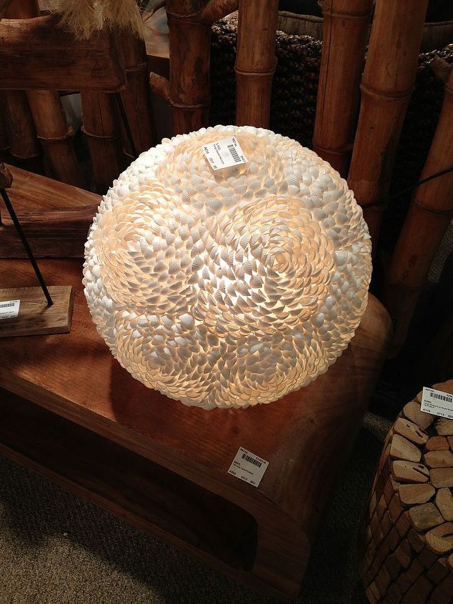 trends in lighting dallas market center sneak and peek, lighting, Seashell table lamp