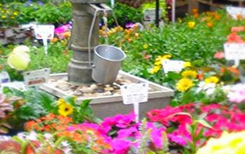 Luv this Cute Pump&Bucket Fountain @ Abner's Garden Cntr in Wheatridge