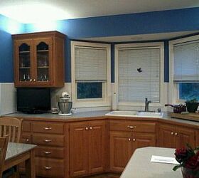 repainted my kitchen, home decor, kitchen design, old color