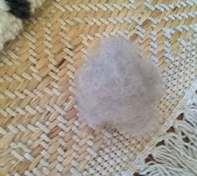 living with a shag wool rug, cleaning tips, flooring, Fluff balls on roids This is from one room in one day Ack