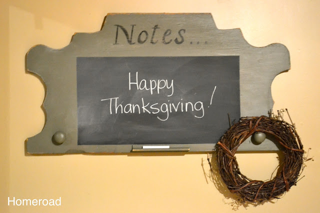 headboard message center, chalk paint, crafts, seasonal holiday decor, woodworking projects