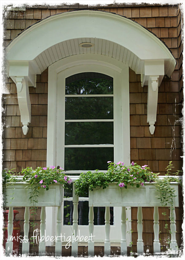 windowboxes, curb appeal, gardening, windows, My back door Boxes on the railing