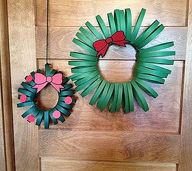paper christmas wreath crafts, christmas decorations, crafts, seasonal holiday decor, wreaths