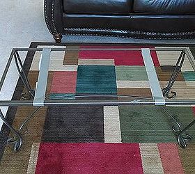 glass top coffee table frame updated with an oak pallet top, painted furniture, pallet, repurposing upcycling, woodworking projects, I found this table frame on Craigslist for 15 00
