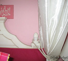 how to make a simple canopy from curtain rods, bedroom ideas, crafts, home decor, A Tieback for a Curtain