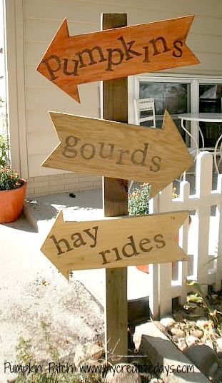 diy fall sign for yard, crafts, seasonal holiday decor, DIY Fall Sign