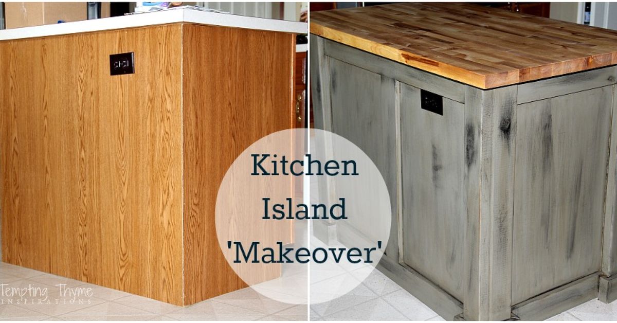 DIY Kitchen Island Makeover with Plywood and Lumber DIY Kitchen Island Makeover with Plywood and Lumber