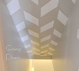 Painting a Ceiling in a Herringbone Pattern Hometalk