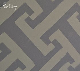 stenciling a feature wall, painting, wall decor