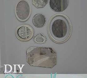 diy vintage mirrors, crafts, Here is my grouping of faux vintage mirrors most of them I found at thrift stores for super cheap