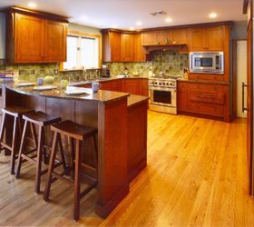 how to update a split level, architecture, home decor, Interior of split level renovation Kitchen remodeled by Titus Built LLC