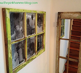 old window repurposed into photo frame upcyle diy, home decor, repurposing upcycling