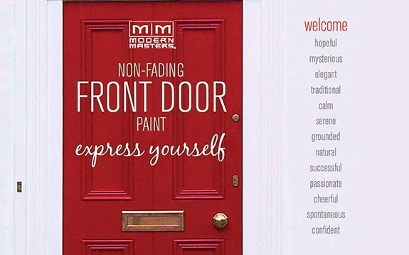 Transform Your Front Door With Modern Masters Front Door Paint
