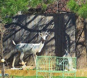 deer painting, gardening, outdoor living, painting