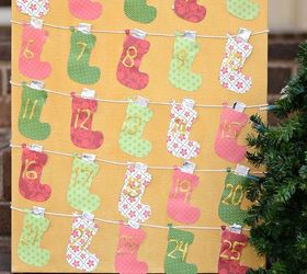 gum stick advent calendar, crafts, seasonal holiday decor
