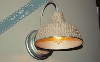 QUICK, CHEAP and EASY Sconce DIY!