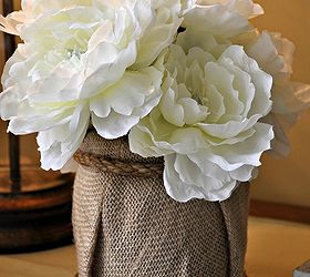 repurpose an empty container for a quick and easy floral arrangement, crafts, repurposing upcycling, My Knock Off Version