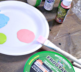 simple easter craft, crafts, Materials paper mache eggs acrylic craft paint FrogTape