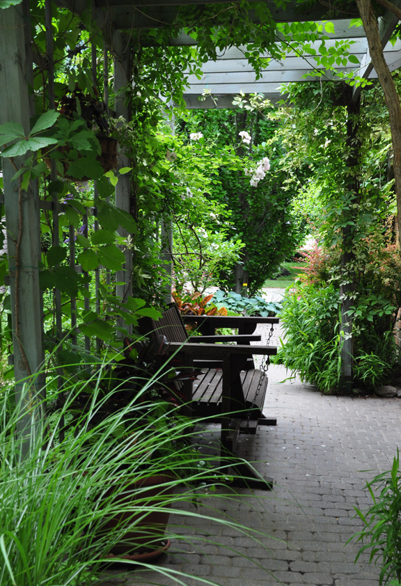 ideas for that narrow space in between suburban homes