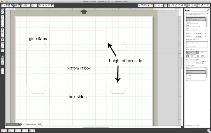creating custom boxes for organization, crafts, organizing, Creating a box template in Silhouette Studio allows you to alter the box dimensions to fit your needs