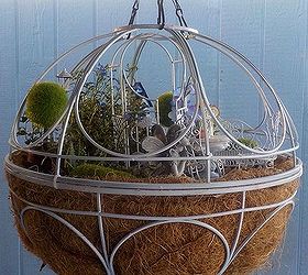 hanging basket ball, crafts, gardening