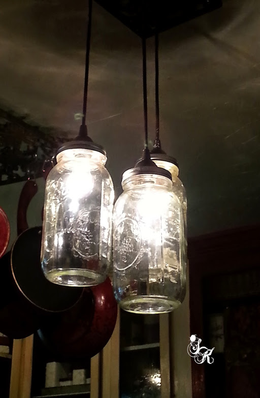 canning the light, diy, how to, kitchen design, lighting, mason jars, painting, repurposing upcycling