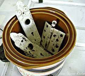 here s a chemical free way to restore your vintage door hardware, doors, Painted Vintage Hardware